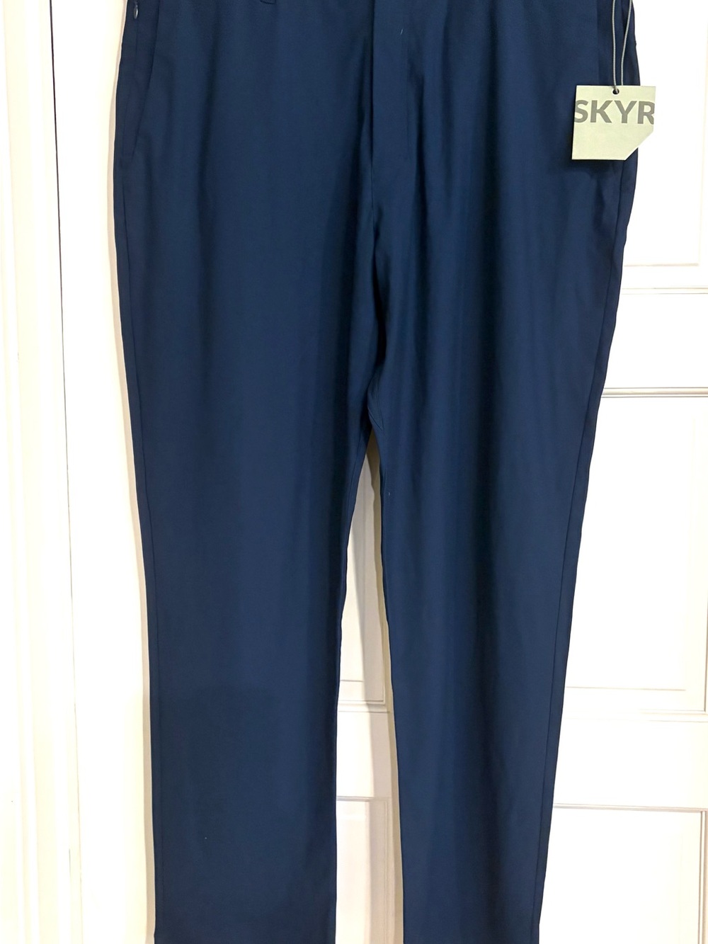 Sky Men's Dark Navy Stretch Trousers